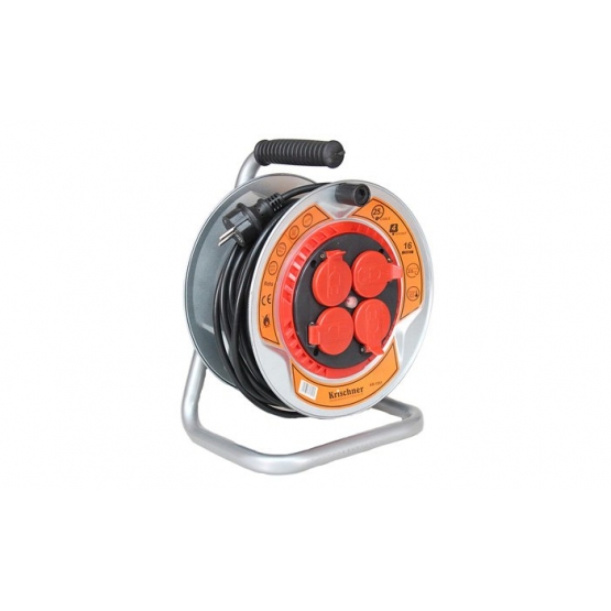 Predlžovací kábel na bubne 25 m šedý