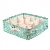 Skladací organizér do skrine zelený