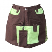 Montérková sukňa Yowie hnedo-zelená vel.34 Montérková sukňa Yowie hnedo-zelená vel.34