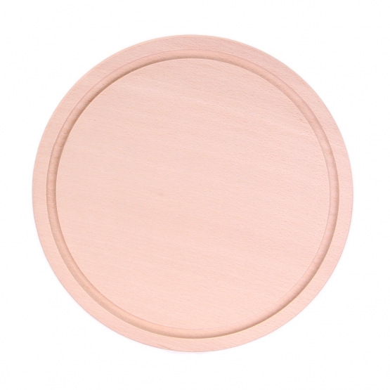 Doska na krájanie drevená okrúhlá