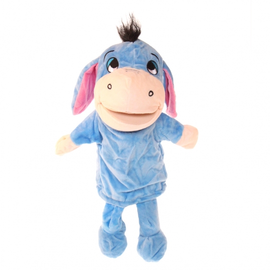 Plyšový maňuška s nohami na ruku somárik Plyšový maňuška s nohami na ruku somárik