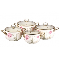 8-dielna sada smaltovaných hrncov Paris