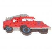 Vzdelávacie drevené puzzle hasičské auto