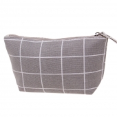 Kozmetická taška Handmade šedá kocka