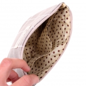 Kozmetická taška Handmade šedá kocka