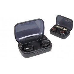 Bezdrôtové slúchadlá s powerbankou M10 čierne