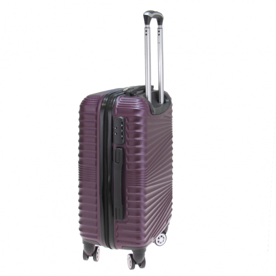 Sada 3 kufrov škrupinových LA1 vínová