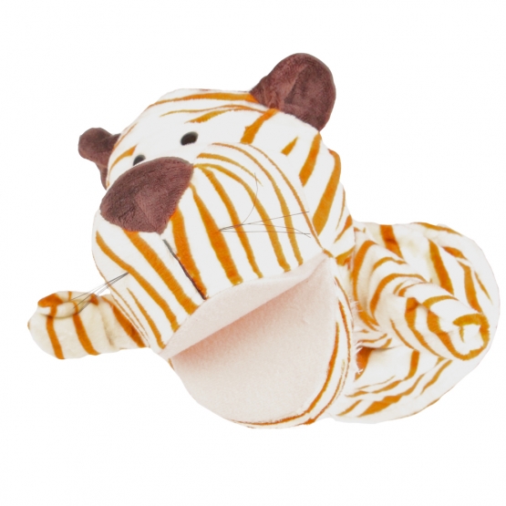 Plyšový maňuška na ruku tiger