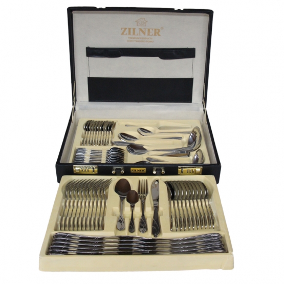72-dielna sada príborov v kufríku ZL-6508