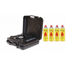 Plynový varič+4ks plynové kartuše RSONIC