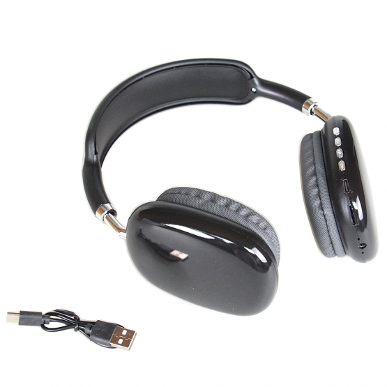 Bezdrôtové slúchadlá P9 čierna