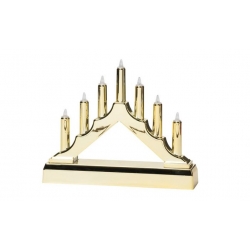 Vianočný svietnik zlatý