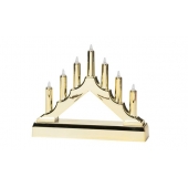 Vianočný svietnik zlatý