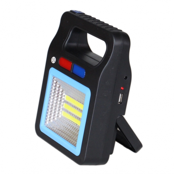 Dobíjacie solárne svietidlo YX-605 modré