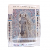 Diamantový obraz biely kôň