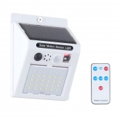Solárne LED svetlo s detekciou pohybu a alarmom