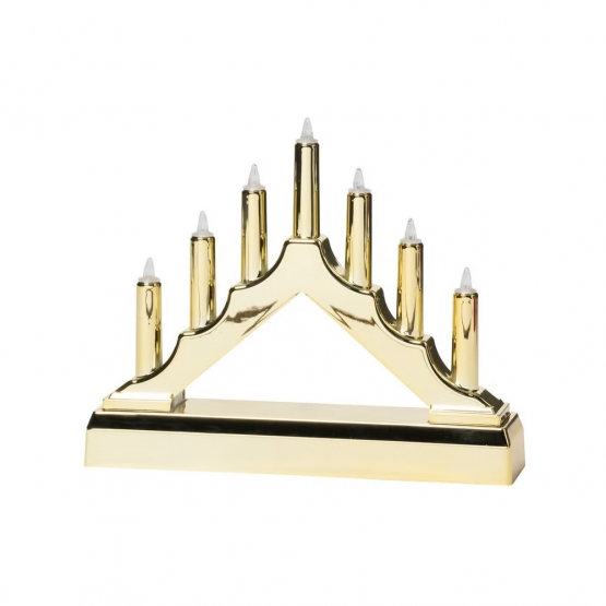 Vianočný svietnik zlatý