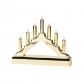 Vianočný svietnik zlatý