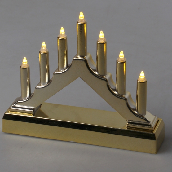 Vianočný svietnik zlatý