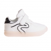 Detské tenisky svietiace Šport čierne