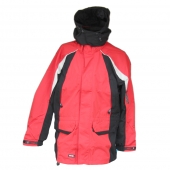 Pracovná bunda s odopínacou kapucňou SIOPOR červená