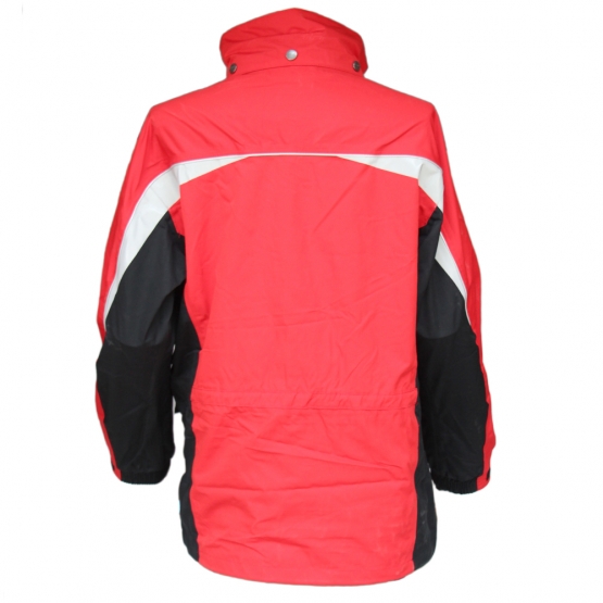 Pracovná bunda s odopínacou kapucňou SIOPOR červená