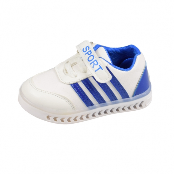 Detské tenisky svietiace bielomodré 21, 22, 23, 24, 25