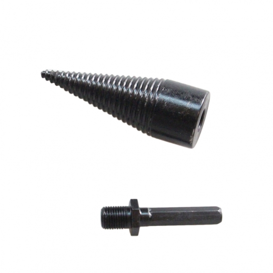 Kužeľový vrták na štiepanie dreva