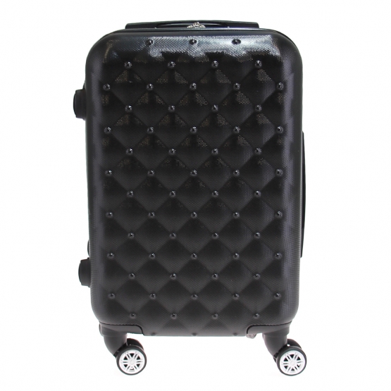 Sada 3 kufrov škrupinových LA2 čierna