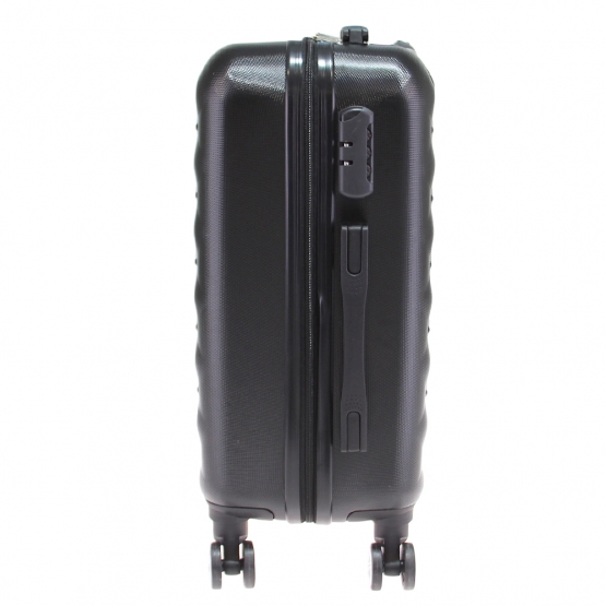 Sada 3 kufrov škrupinových LA2 čierna