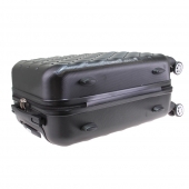 Sada 3 kufrov škrupinových LA2 čierna