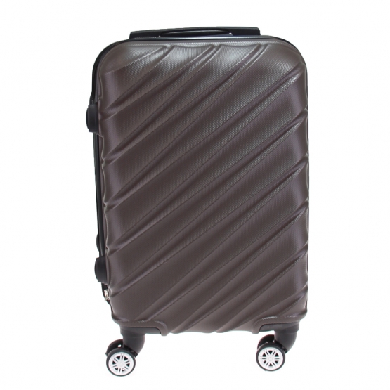 Sada 3 kufrov škrupinových LA3 hnedá