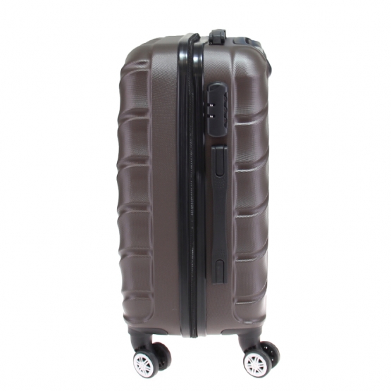 Sada 3 kufrov škrupinových LA3 hnedá