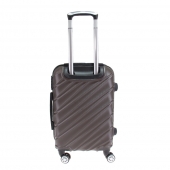 Sada 3 kufrov škrupinových LA3 hnedá