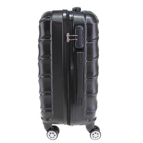 Sada 3 kufrov škrupinových LA3 čierna