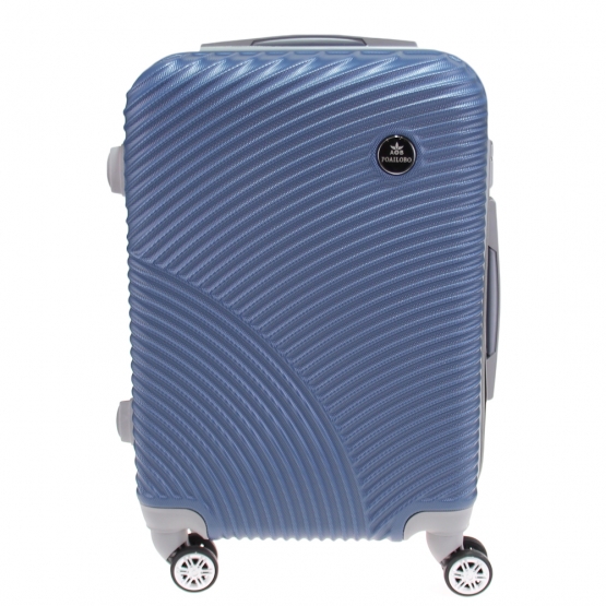 Sada 3 kufrov škrupinových POAILOBO modrá