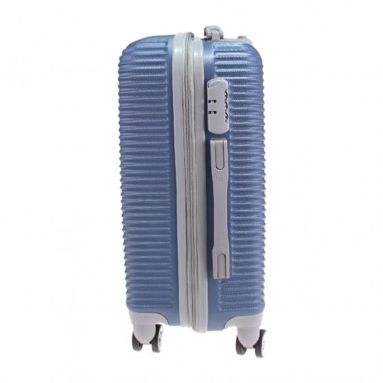 Sada 3 kufrov škrupinových POAILOBO modrá