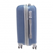 Sada 3 kufrov škrupinových POAILOBO modrá