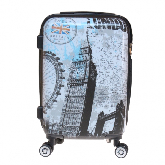 Sada 3 kufrov škrupinových  (Londýn)