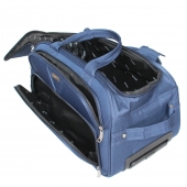 Cestovná taška na kolieskach M0RZM modrá stredná