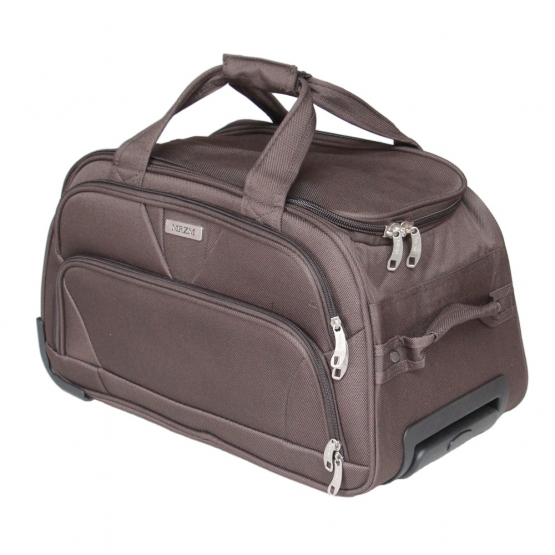 Cestovná taška na kolieskach MRZM tmavo hnedá veľká