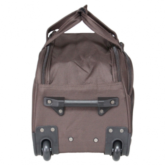 Cestovná taška na kolieskach MRZM tmavo hnedá veľká