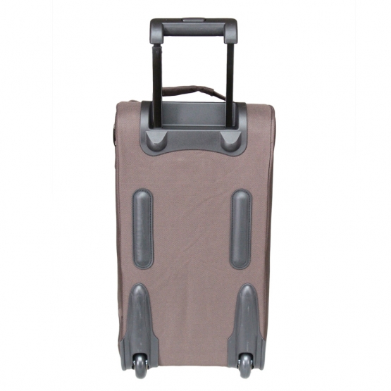 Cestovná taška na kolieskach M0RZM tmavo hnedá stredná