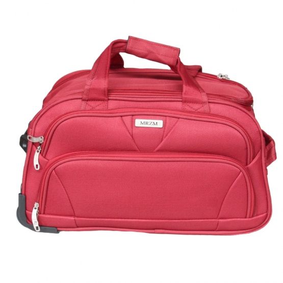 Cestovná taška na kolieskach M0RZM červená stredná