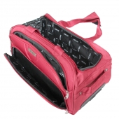 Cestovná taška na kolieskach MRZM červená malá