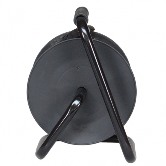 Predlžovací kábel na bubne 22 m čierny 2,5mm