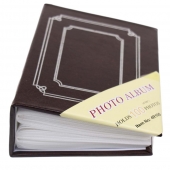 Fotoalbum na 100 fotografií hnedá
