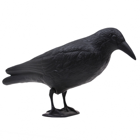 Maketa havrana na plašenie vtákov