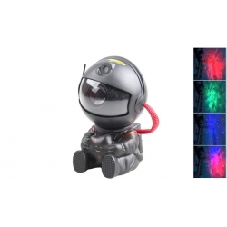 LED projektor nočná obloha astronaut čierny