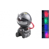 LED projektor nočná obloha astronaut čierny